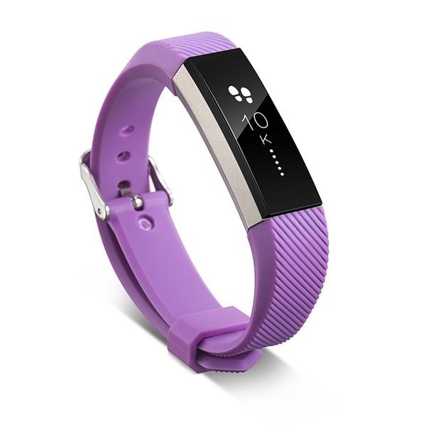 11色 シリコンウォッチバンド Fitbitアルタ HRスマートリストバンドウォッチ 交換 リストバンド シリコン ストラップ | バリエーション:薄紫
