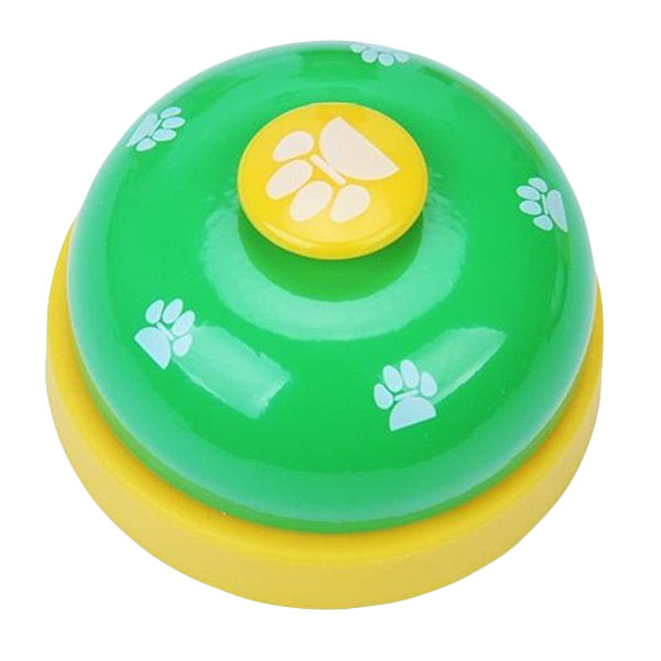 ペットコールベル 犬 猫 給餌 リンガー 教育玩具トレーニング ペットIQ おもちゃ インタラクティブベル | バリエーション:緑-ワンサイズ