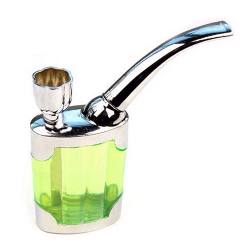 水タバコパイプ タバコホルダー 液体喫煙フィルター 喫煙具 | グリーン
