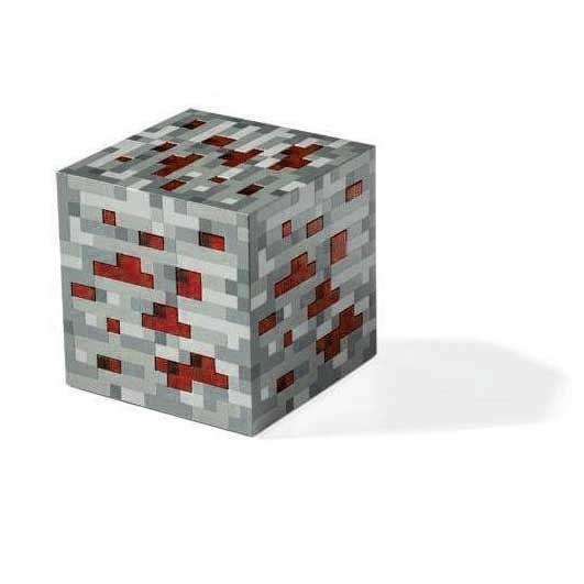 Minecraftライトアップ レッドストーン 鉱石 おもちゃ マインクラフト ナイトライト LEDフィギュア マイクラ ライト ダイヤモンド  | レッド
