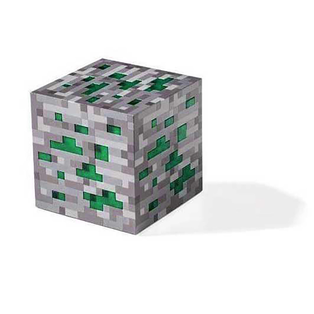 Minecraftライトアップ 鉱石エメラルド おもちゃ マインクラフト ナイトライト LEDフィギュア マイクラ ライト ダイヤモンド  | グリーン