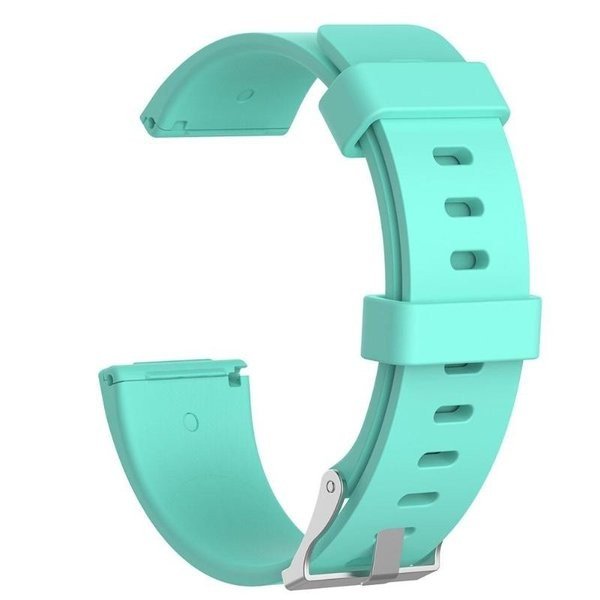Fitbit 腕時計 交換ベルト 22㎜ 時計バンド ラバー シリコン スポーツ ストラップ ブレスレット カラフル | アーティーブルー-L