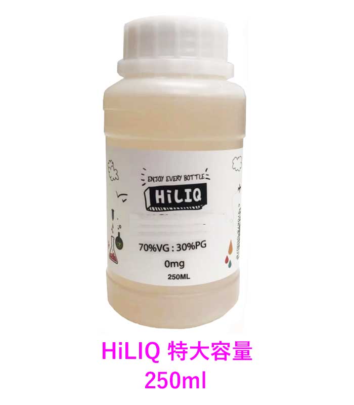 電子タバコ リキッド HiLIQ VG70%：PG30% 大容量 250ml アイス ドリング系 | アイスレッドブル