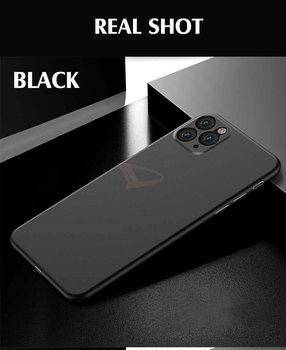  iphone11 超薄型 耐衝撃ケース  ブラック | 黒色