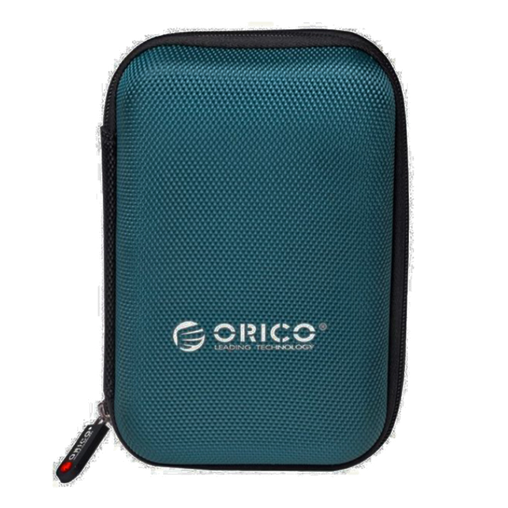 オリコ 保護袋ボックス 2.5 インチ ハードケース 収納 保護ケース HDD SSD用 | ブルー