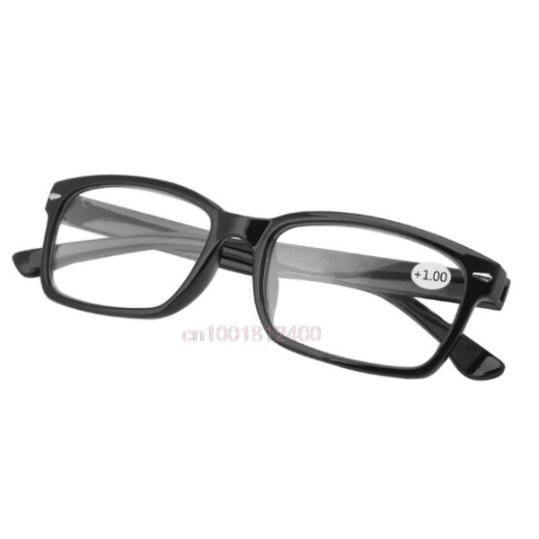 老眼鏡 アクセサリー 眼鏡 リーディンググラス 軽量 読書 アイウェア かわいい | [度数/カラー]1.0-ブラック