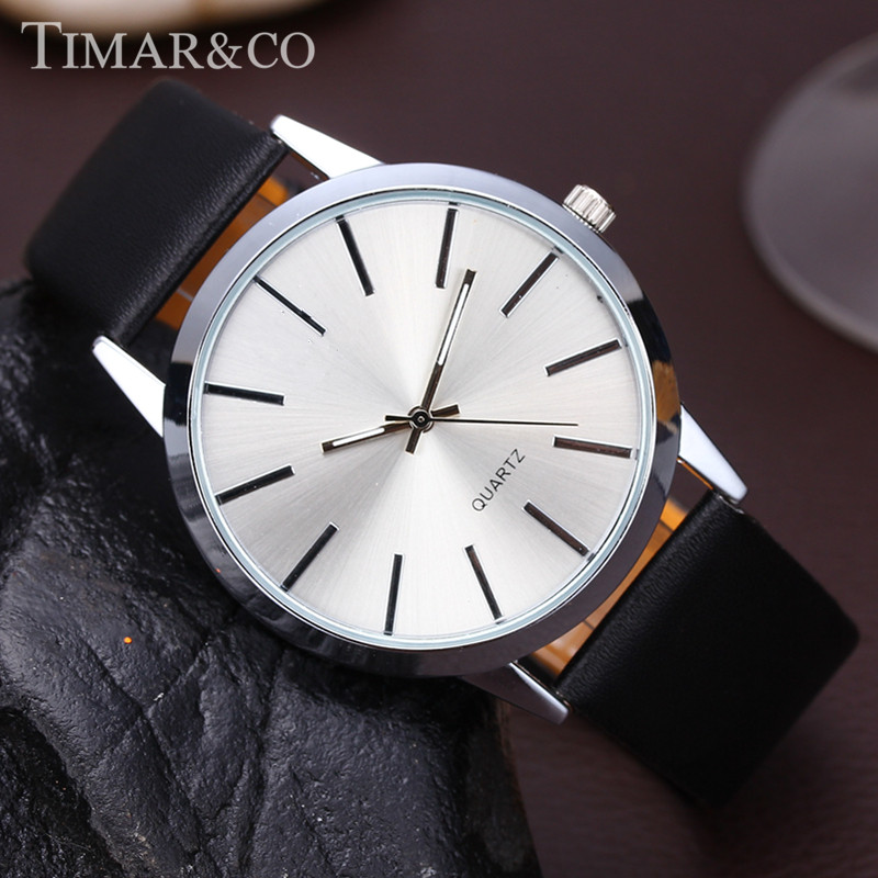 ファッションクォーツ腕時計　メンズ最高高級ブランド　腕時計　Hodinky Relogio Masculino  | 盤面 銀　ベルト 黒