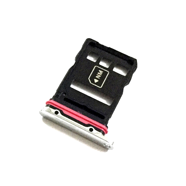ファーウェイ シム Huawei P40 SIM カード トレイ スロット ホルダー アダプター ソケット 修理 部品 SD | 白