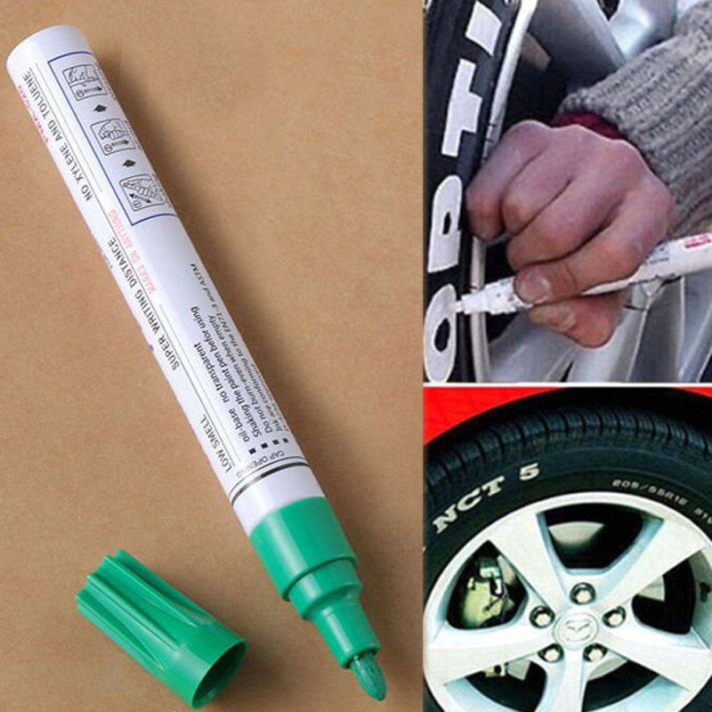 タッチ アップ タイヤ マーカー カー ペイント ペン スクラッチ 修理 | 緑