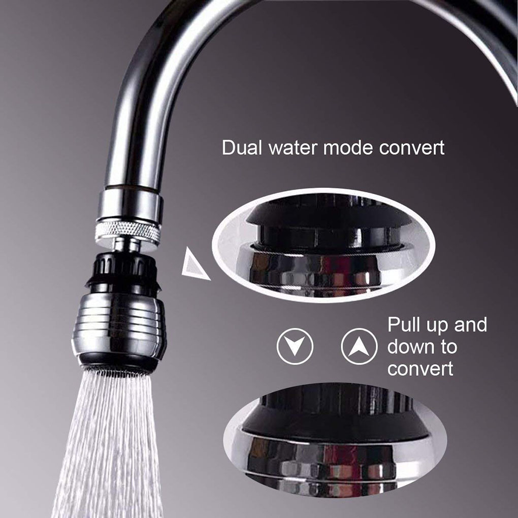 キッチン 蛇口コネクタ シャワー エアレーター 360度調整可能 水フィルター 節水ノズル 蛇口|エアレーター|  | A