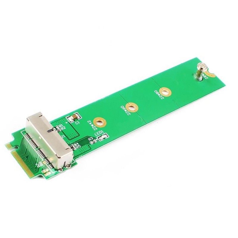 MAC SSD 変換アダプターSSDM2からM.2NGFF PCIEX4アダプター for Apple MacBook Air Mac Pro 2013 2014 2015 A1465 A1466 M2 SSD | 緑