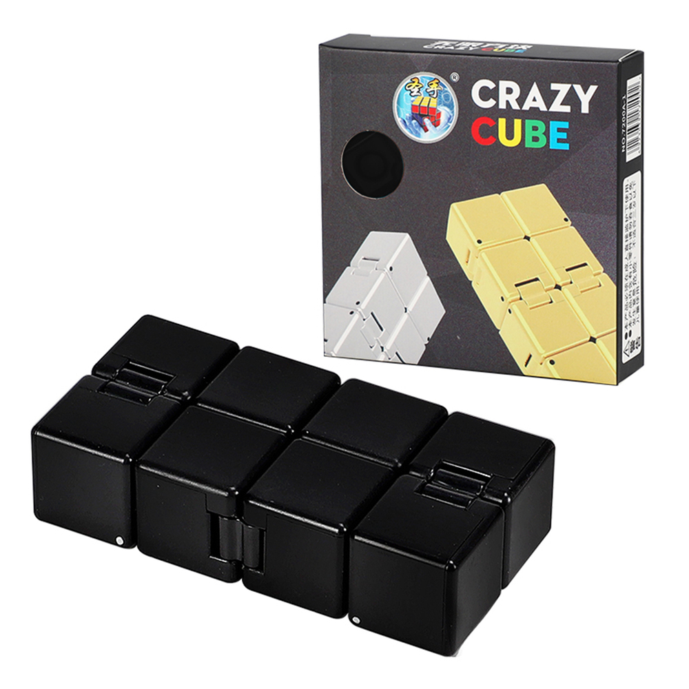 無限キューブ インフィニティキューブ CRAZYCUBE おもちゃ 子供 立体パズル 教育玩具 | ブラック