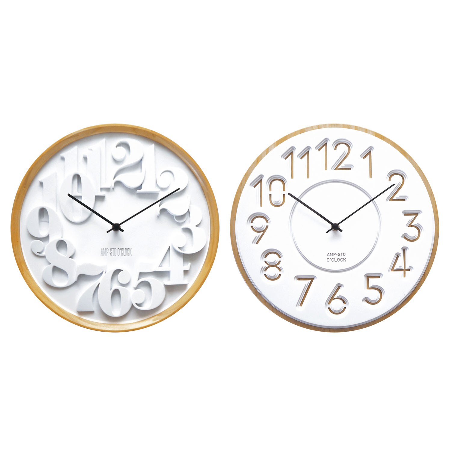 アンパサンドファクトリー 掛時計 カービング