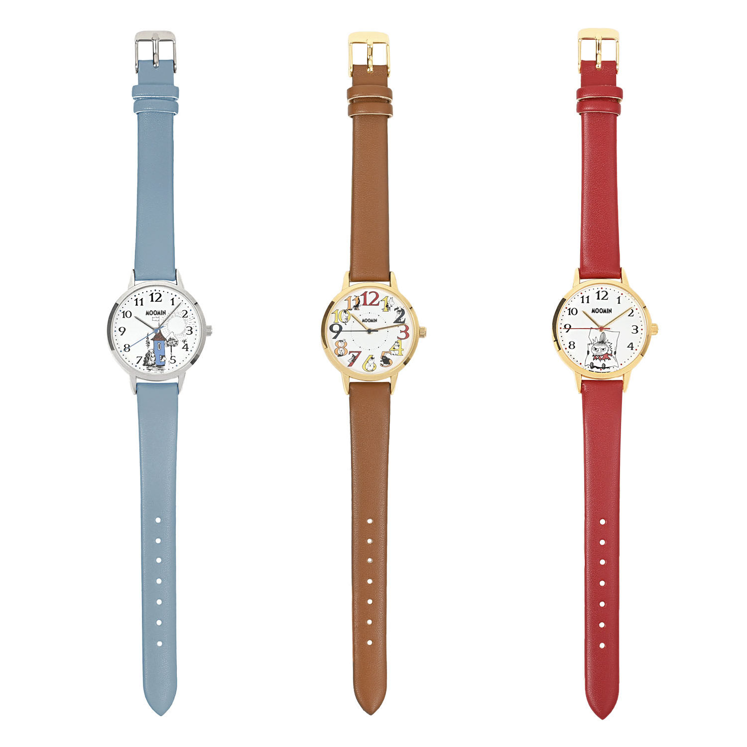 MOOMIN カジュアルレザーウォッチ