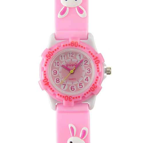 キッズウォッチ ウサギ＆フラワー - 画像2