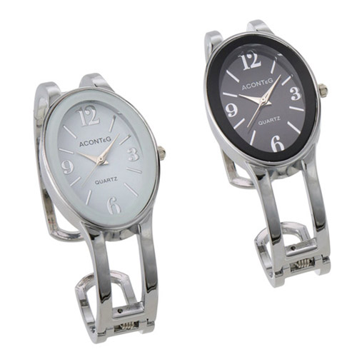 オーバル型 バングルウオッチ - 画像1