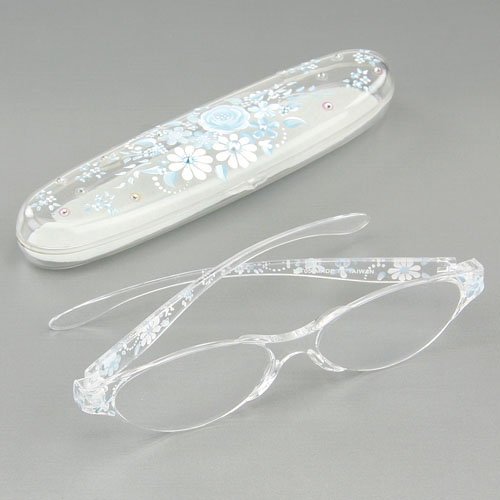 ペイント オーバルケース入り リーディンググラス ブーケ - 画像1