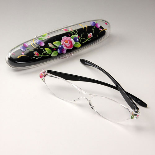 ペイントリーディンググラス バラ＆ベリー - 画像1