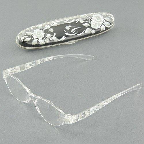 リーディンググラス ホワイトローズ - 画像1