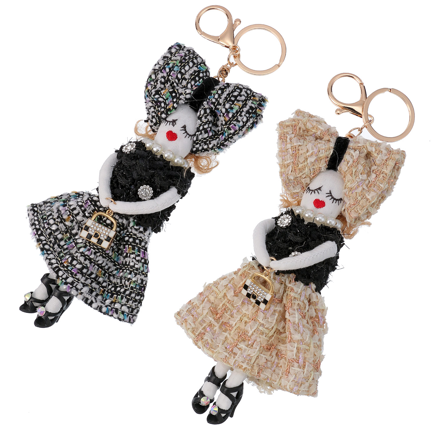 ビックリボン人形チャーム