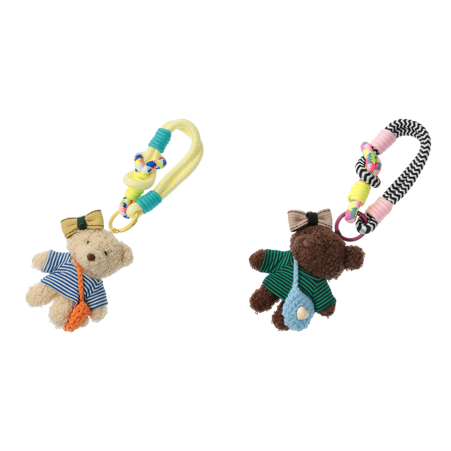 ぬいぐるみくまチャームボーダー