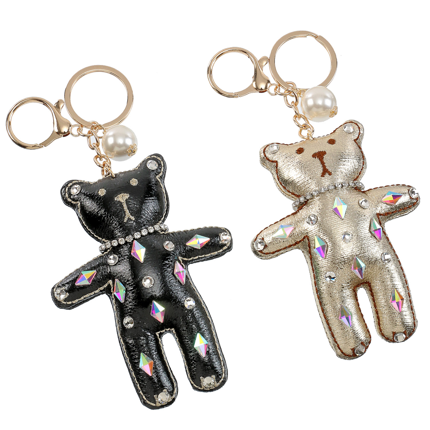 ストーン付くまチャーム