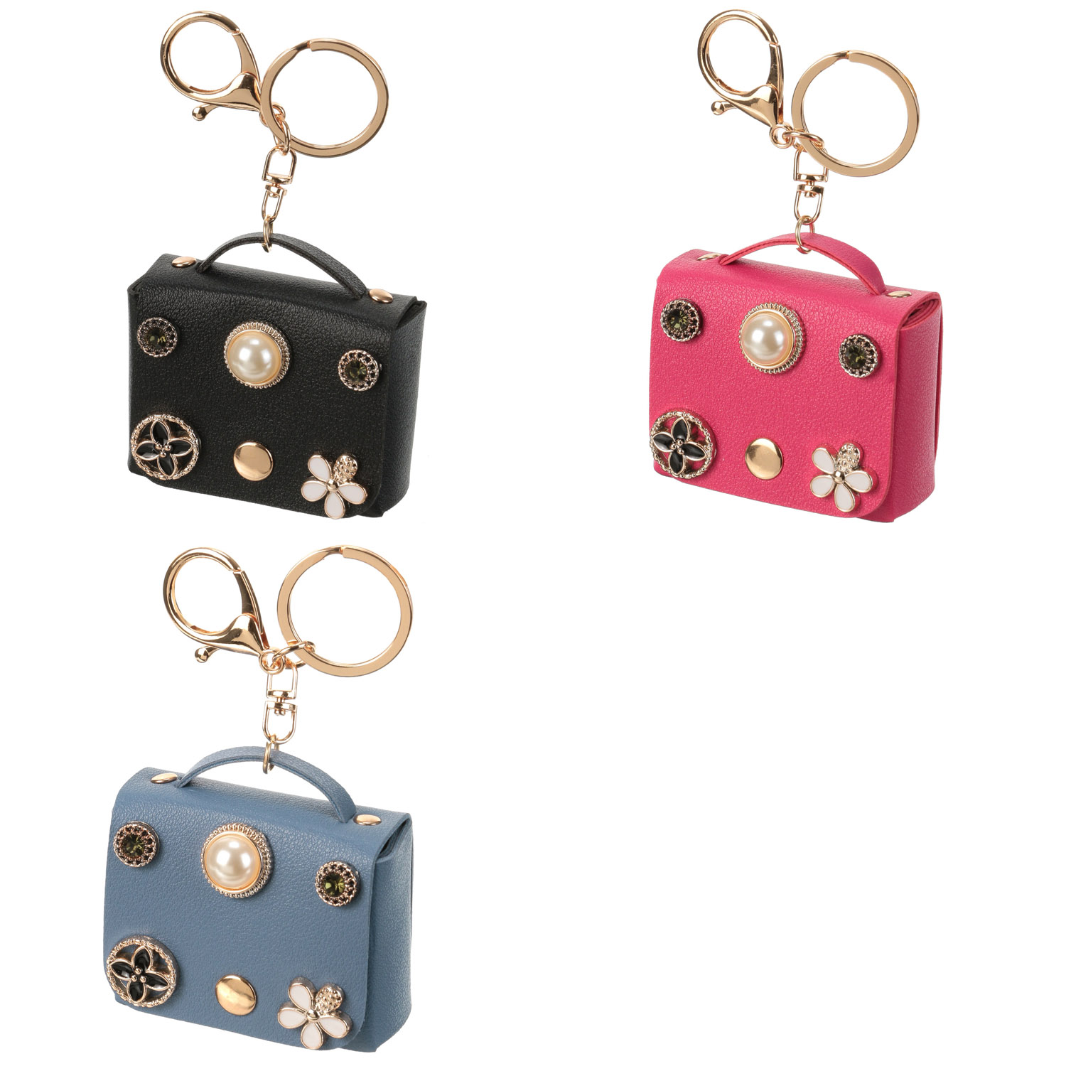 パーツ付バッグ型チャーム