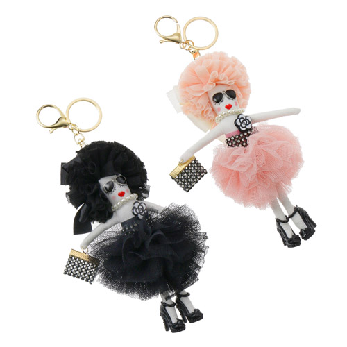 サングラスチュールドレス 人形チャーム - 画像1