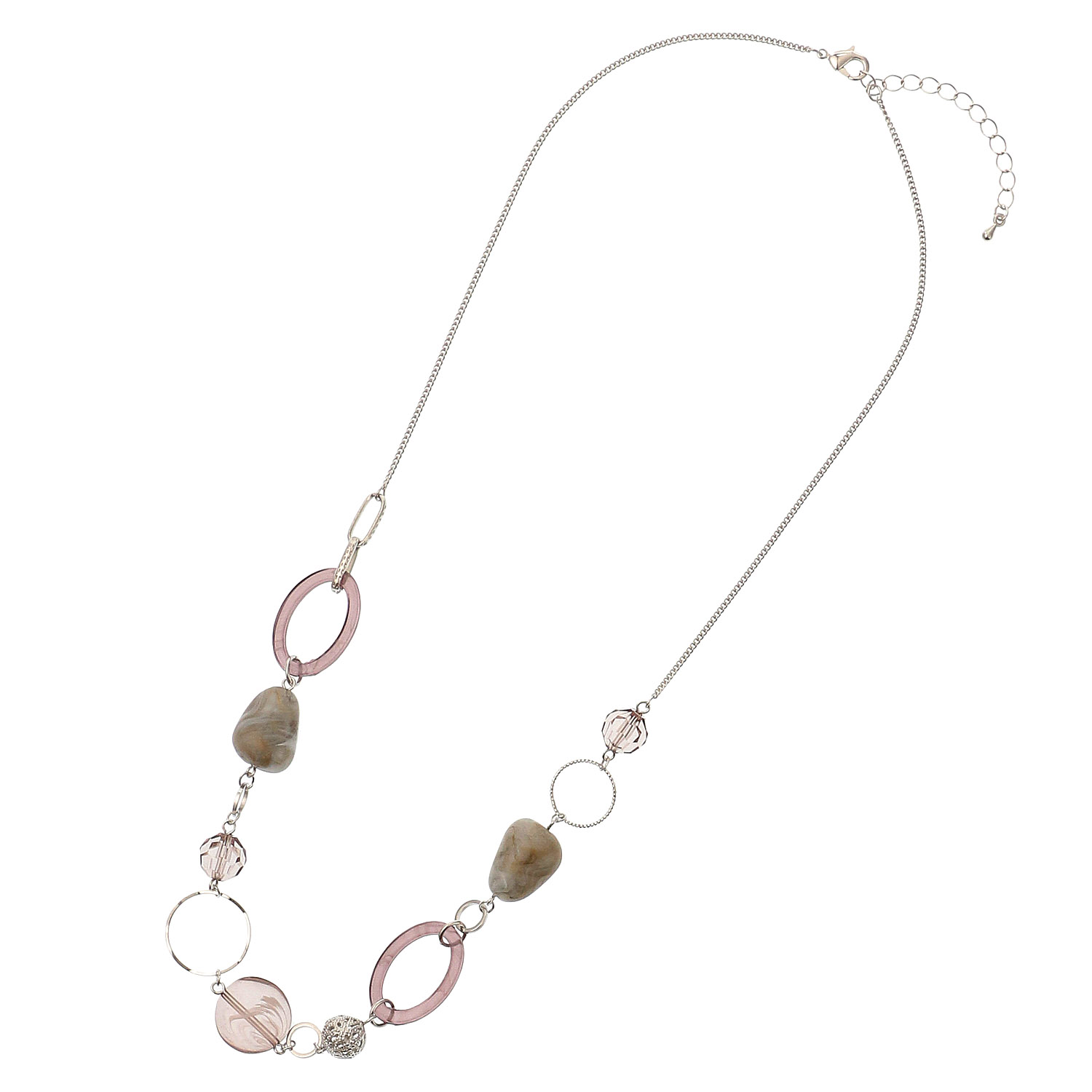 マーブルビ－ンズネックレス