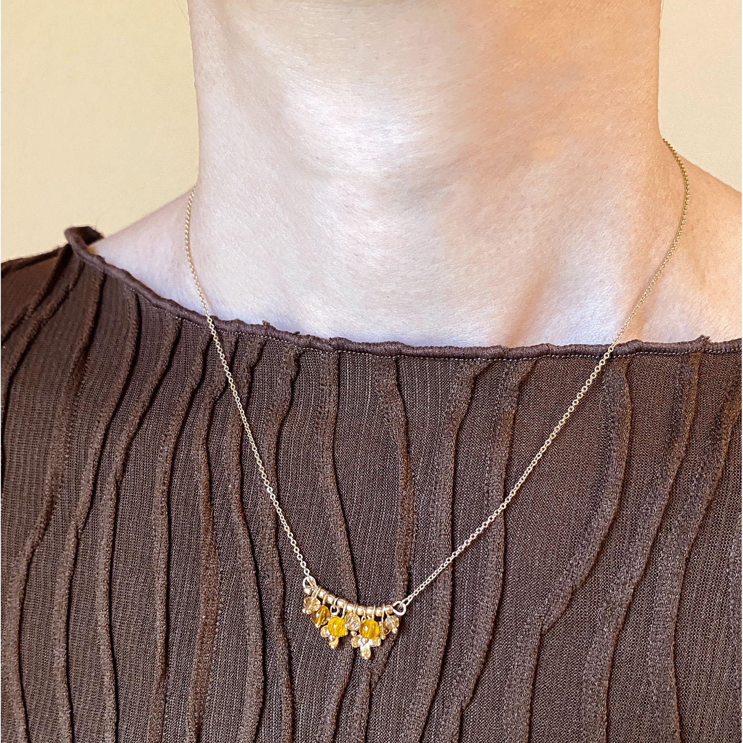 花語り 金木犀ネックレス