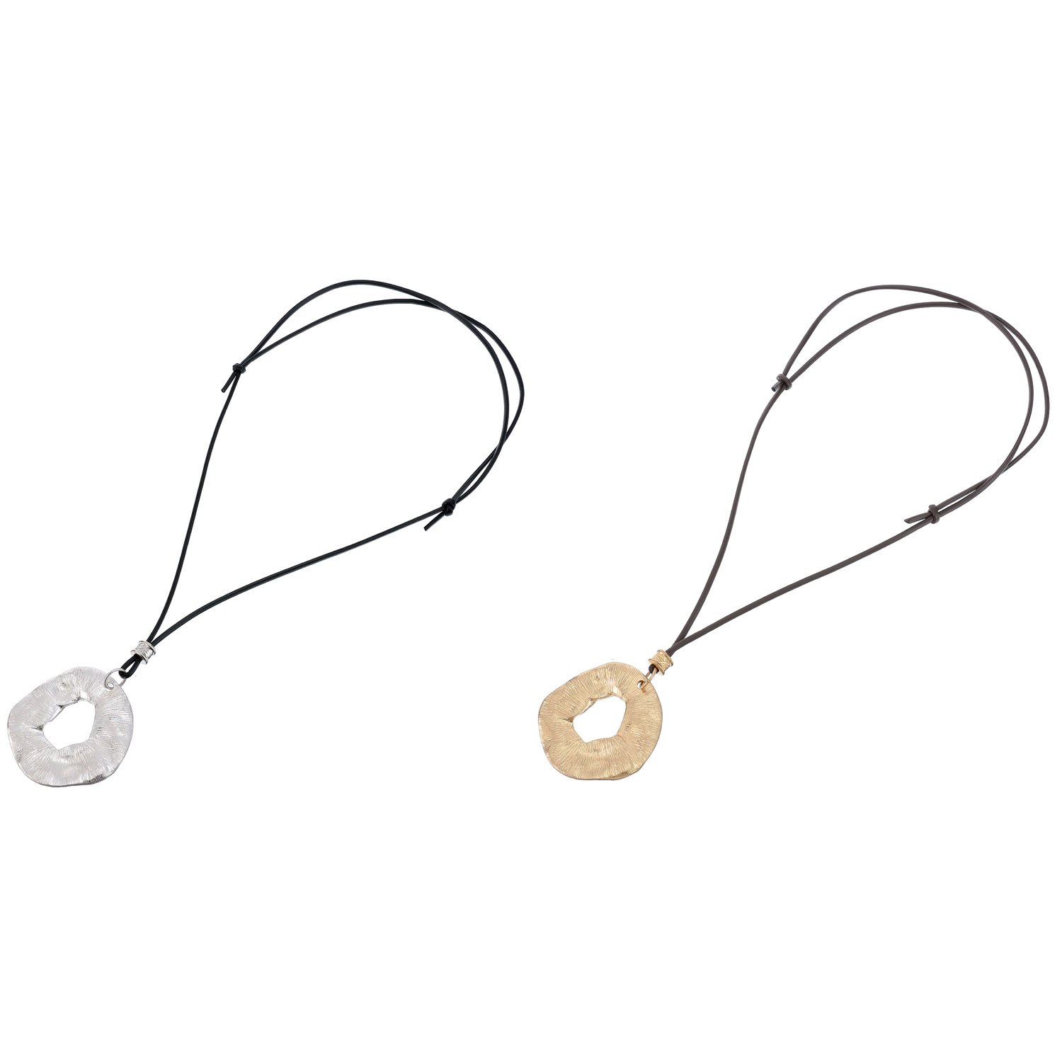 メタル紐ネックレス