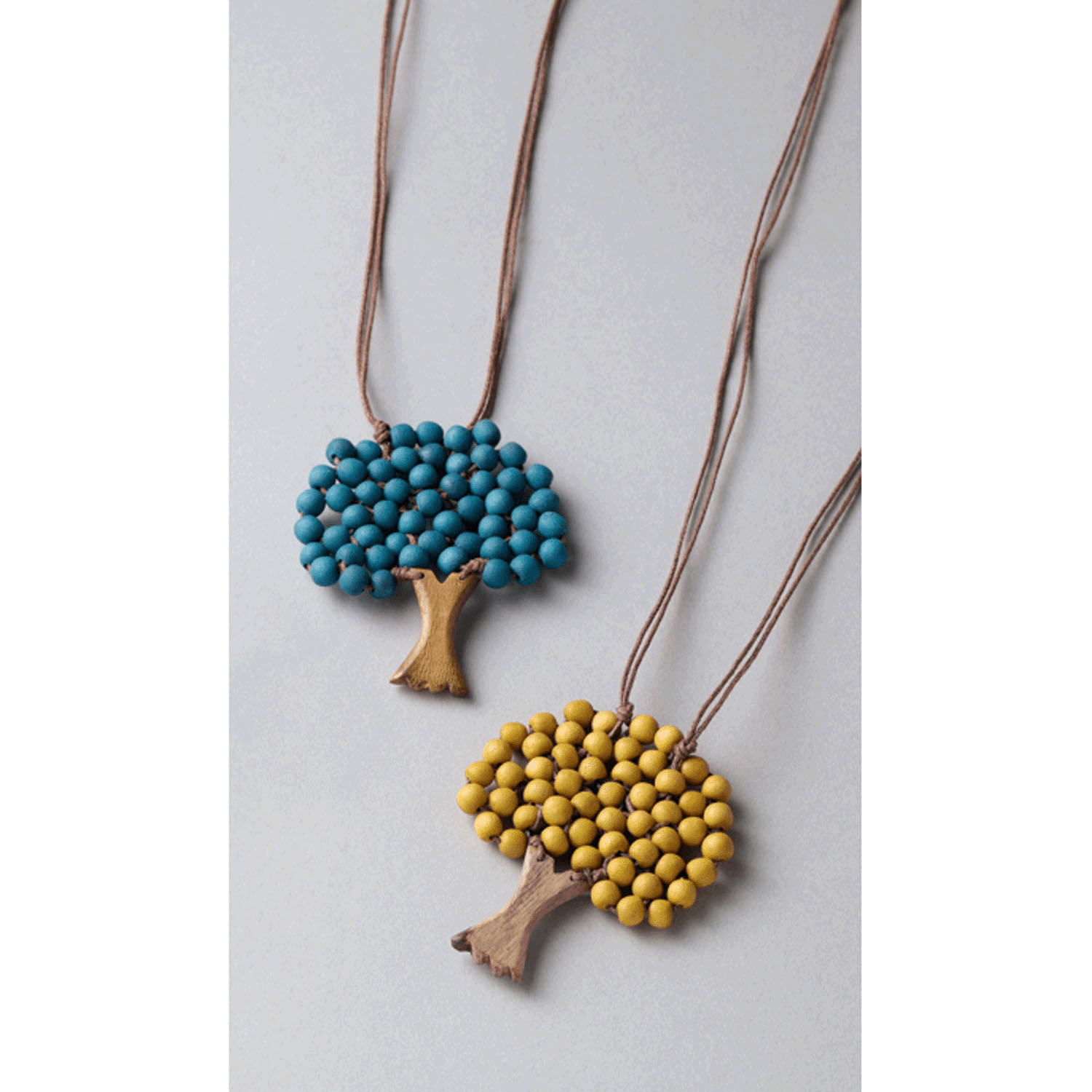 ウッドツリーネックレス