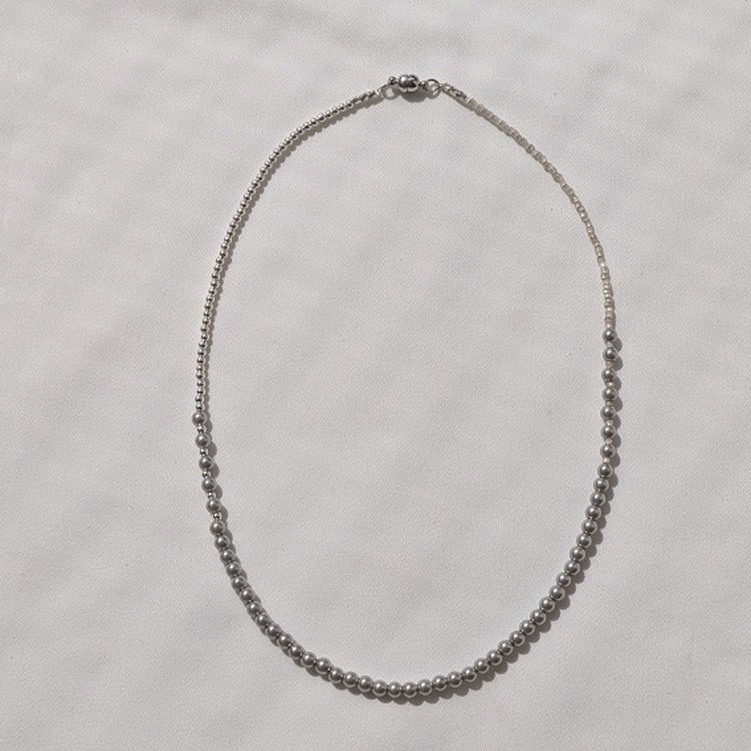 Joli＆Micare シルバーグリーンネックレス