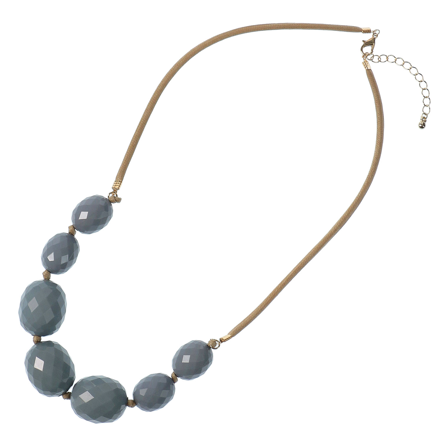 カットアクリルネックレス