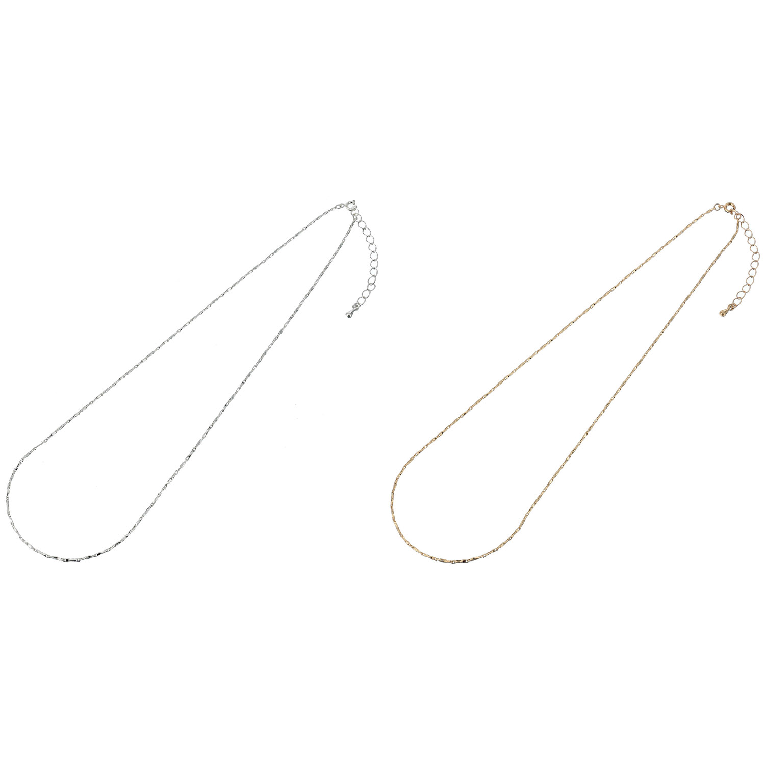 細チェーンネックレス