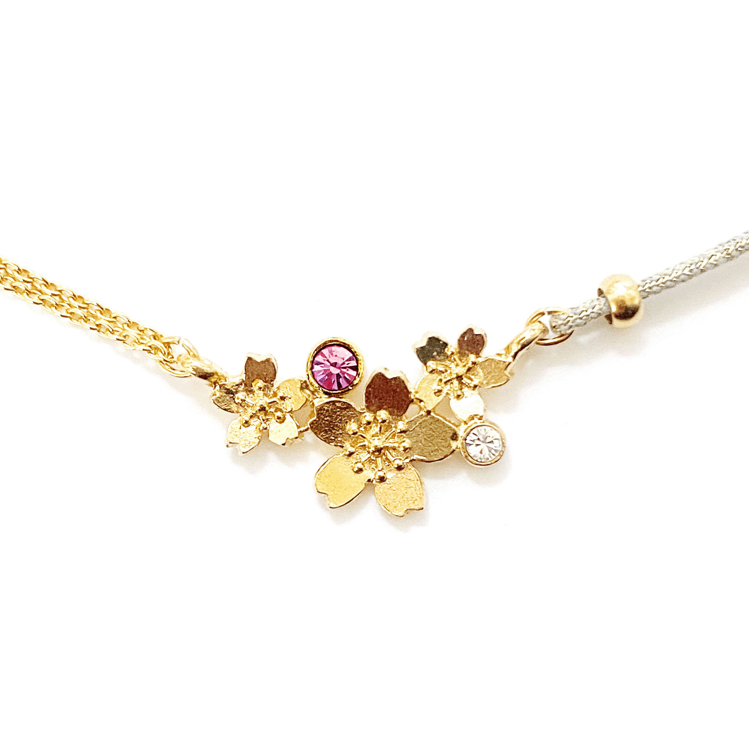 【00ー01は在庫限りで終了】静電気軽減 桜チャームブレス - 画像7