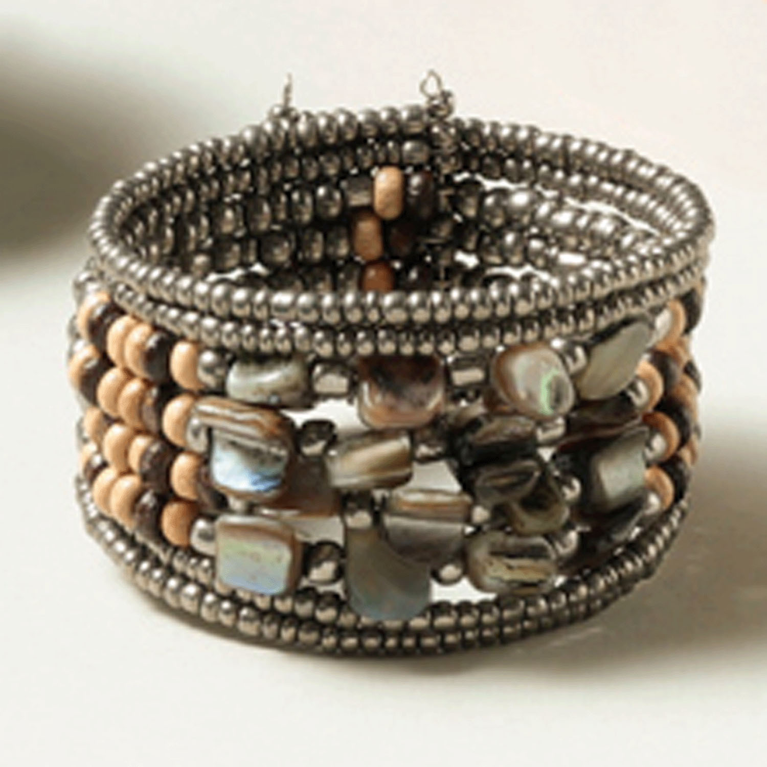 シェルココビーズブレスレット - 画像3