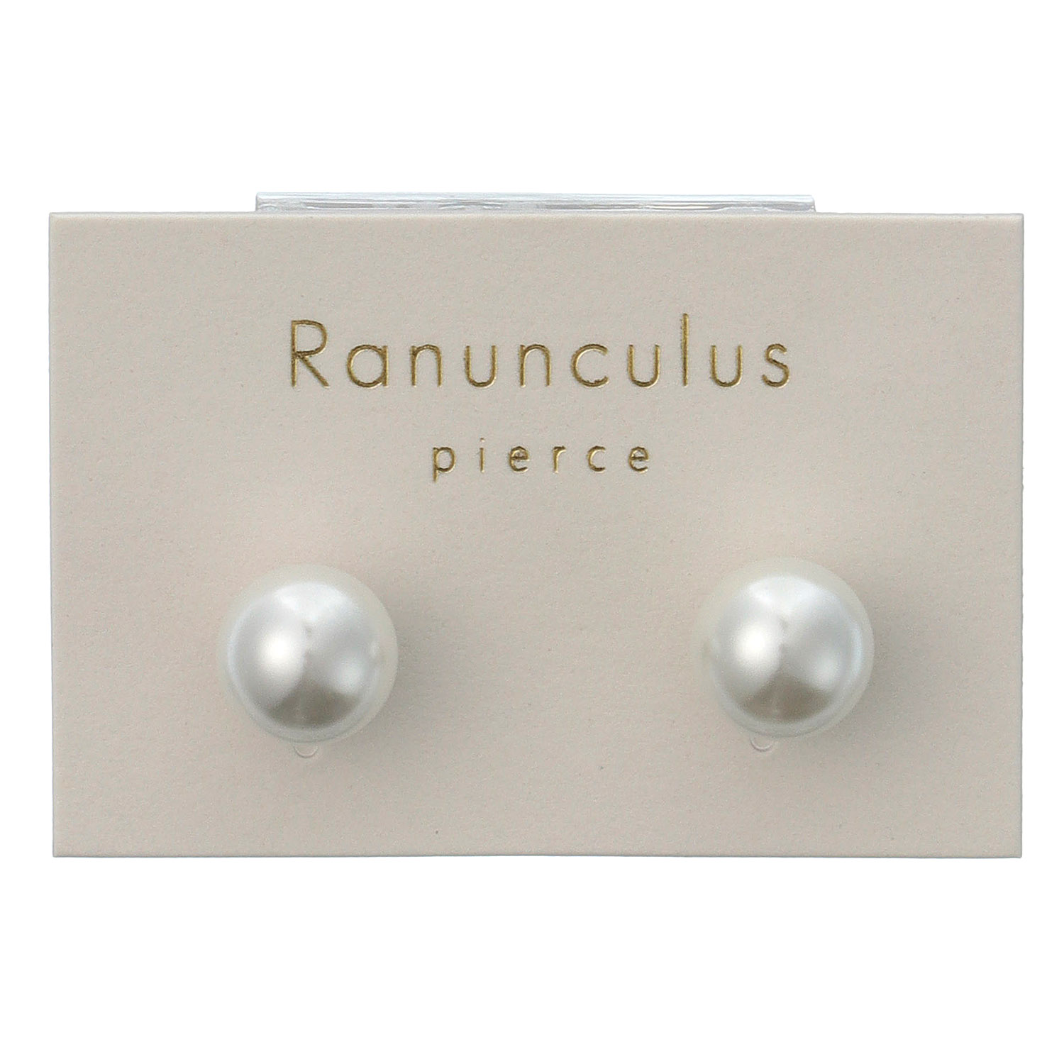 ガラスパールピアス