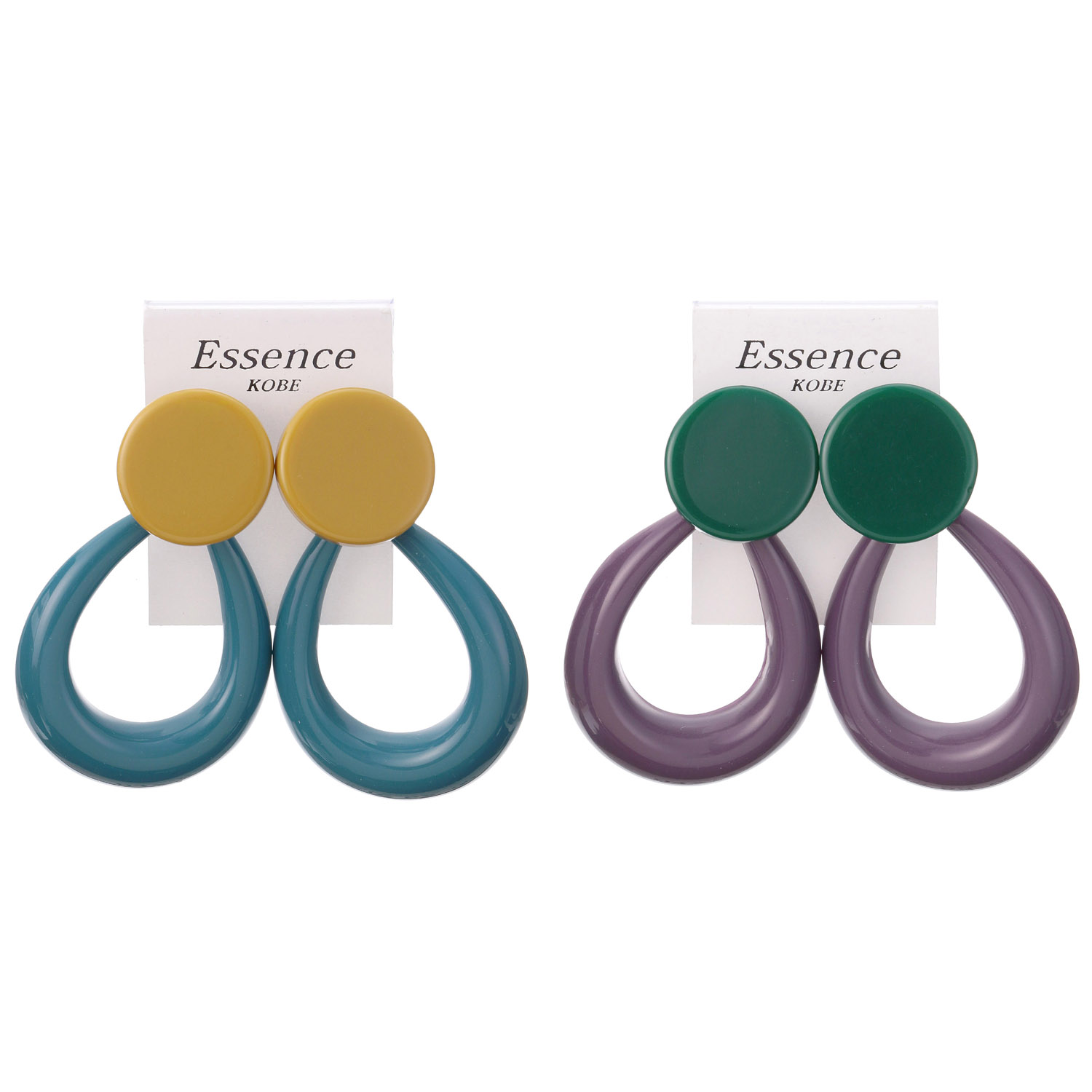 バイカラーピアス