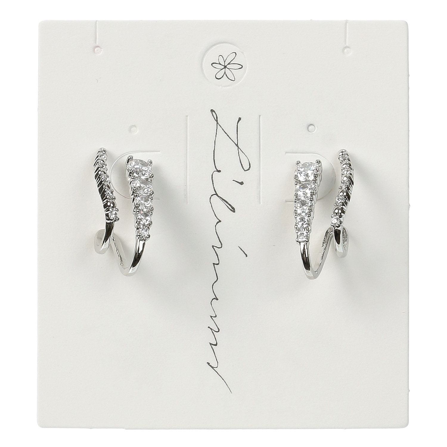 カーブストーンピアス