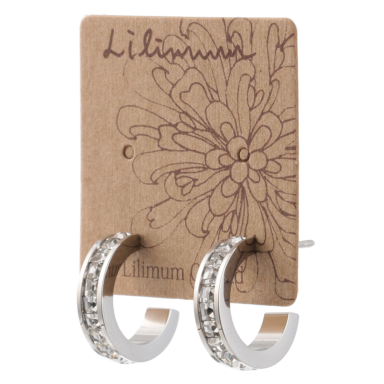 316Lフープストーンピアス