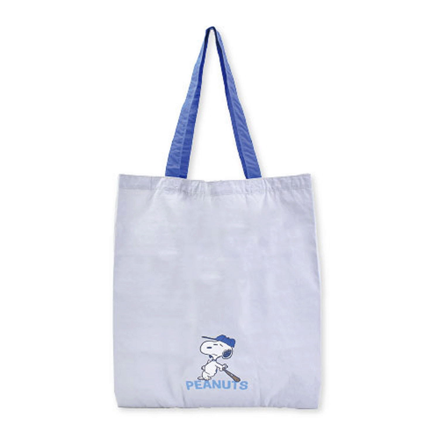 SNOOPY  エコバッグ GY（ブルーグレー） Baseballシリーズ