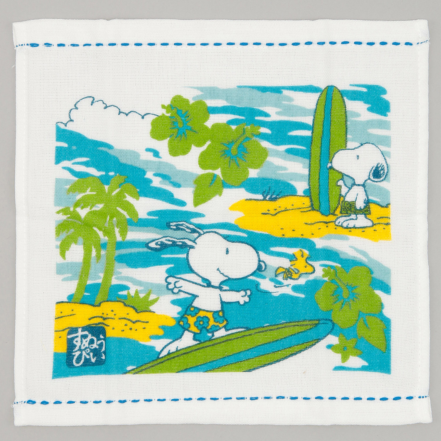 SNOOPY サーフィン ミニタオル