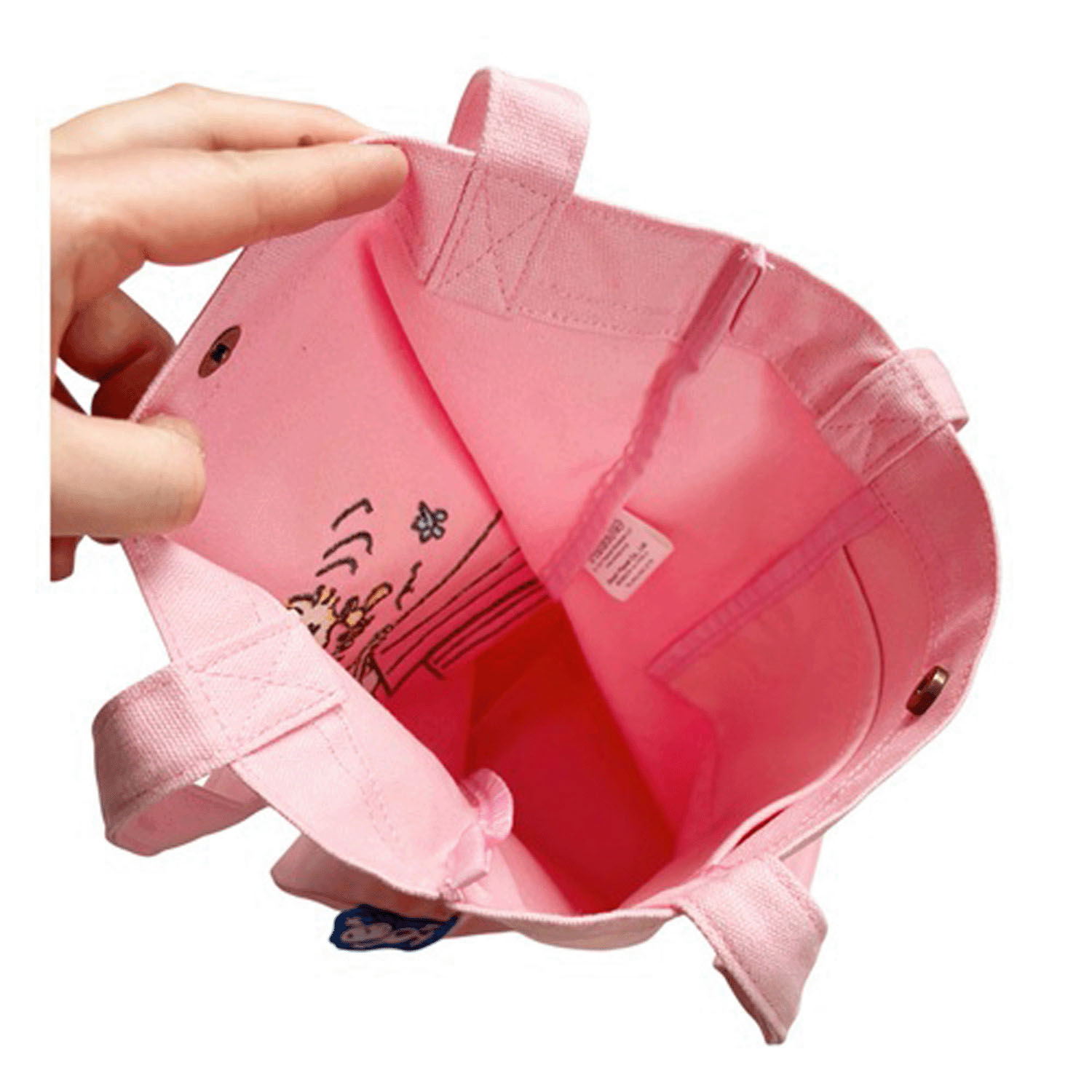 ピーナッツ スヌーピー 刺繍トートバッグ アングリー - 画像5