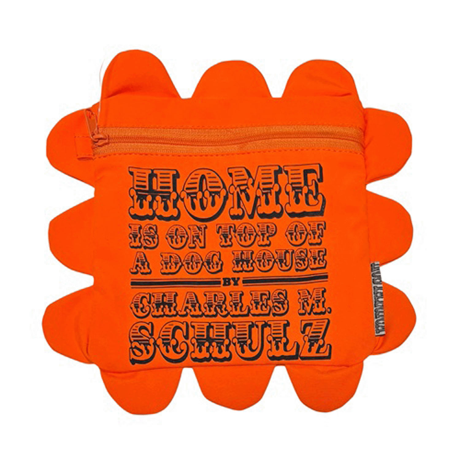 ピーナッツ スヌーピー コスメフリルポーチ オレンジ - 画像2