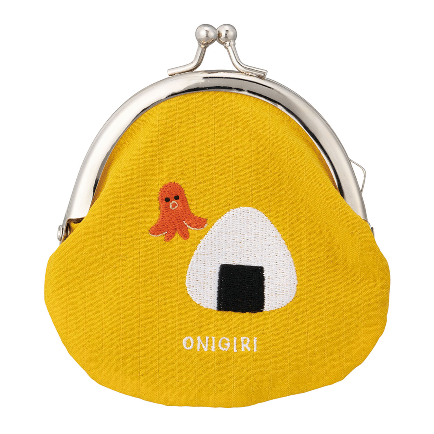 刺繍ガマグチおにぎり