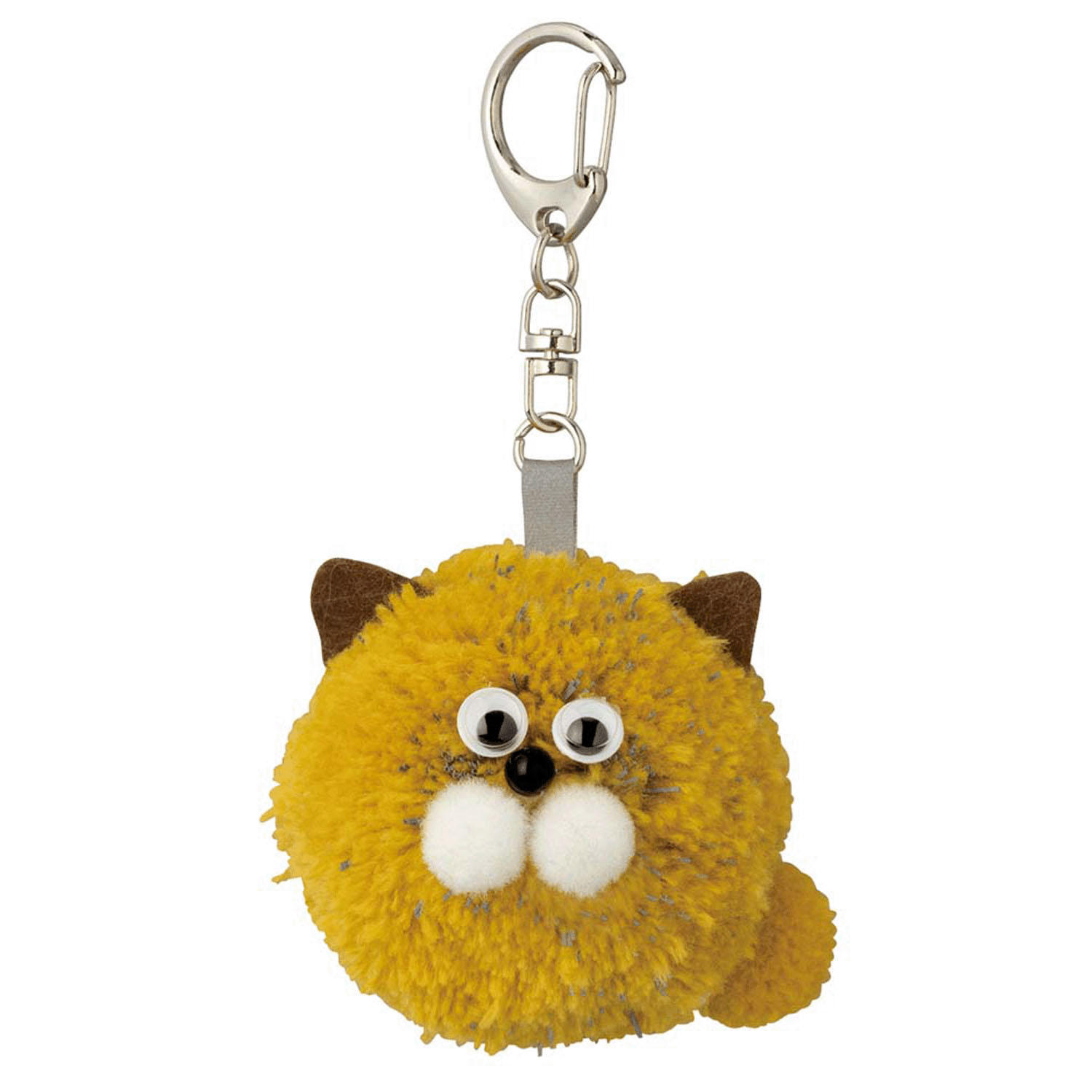 ポンポンリフレクターチャーム マスタード