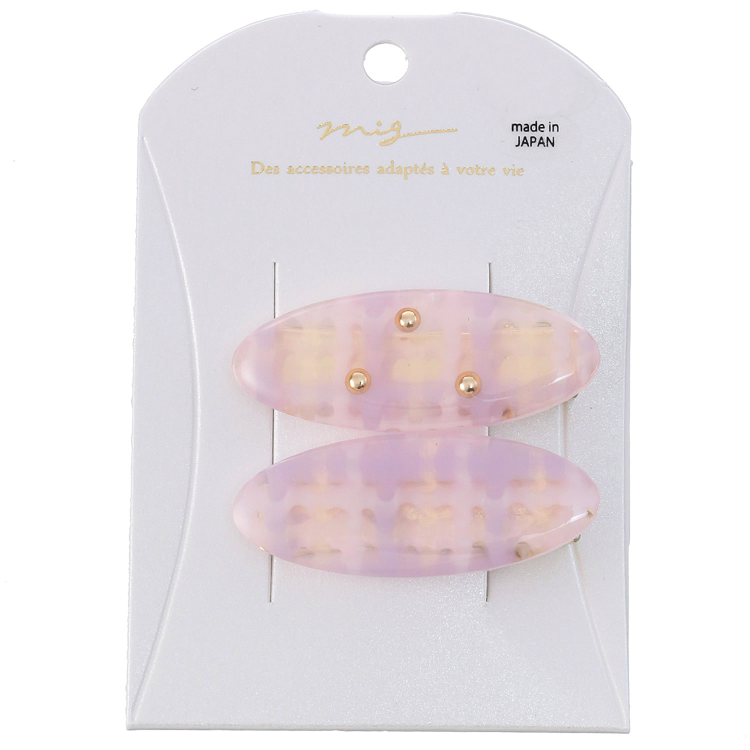 チェクマル26 ヘアクリップ - 画像2