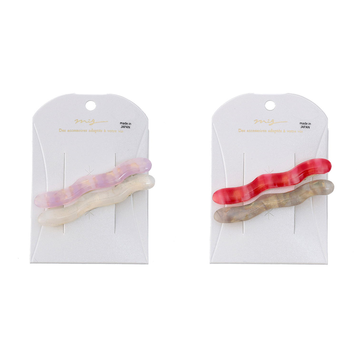 チェクマル26 ヘアクリップ