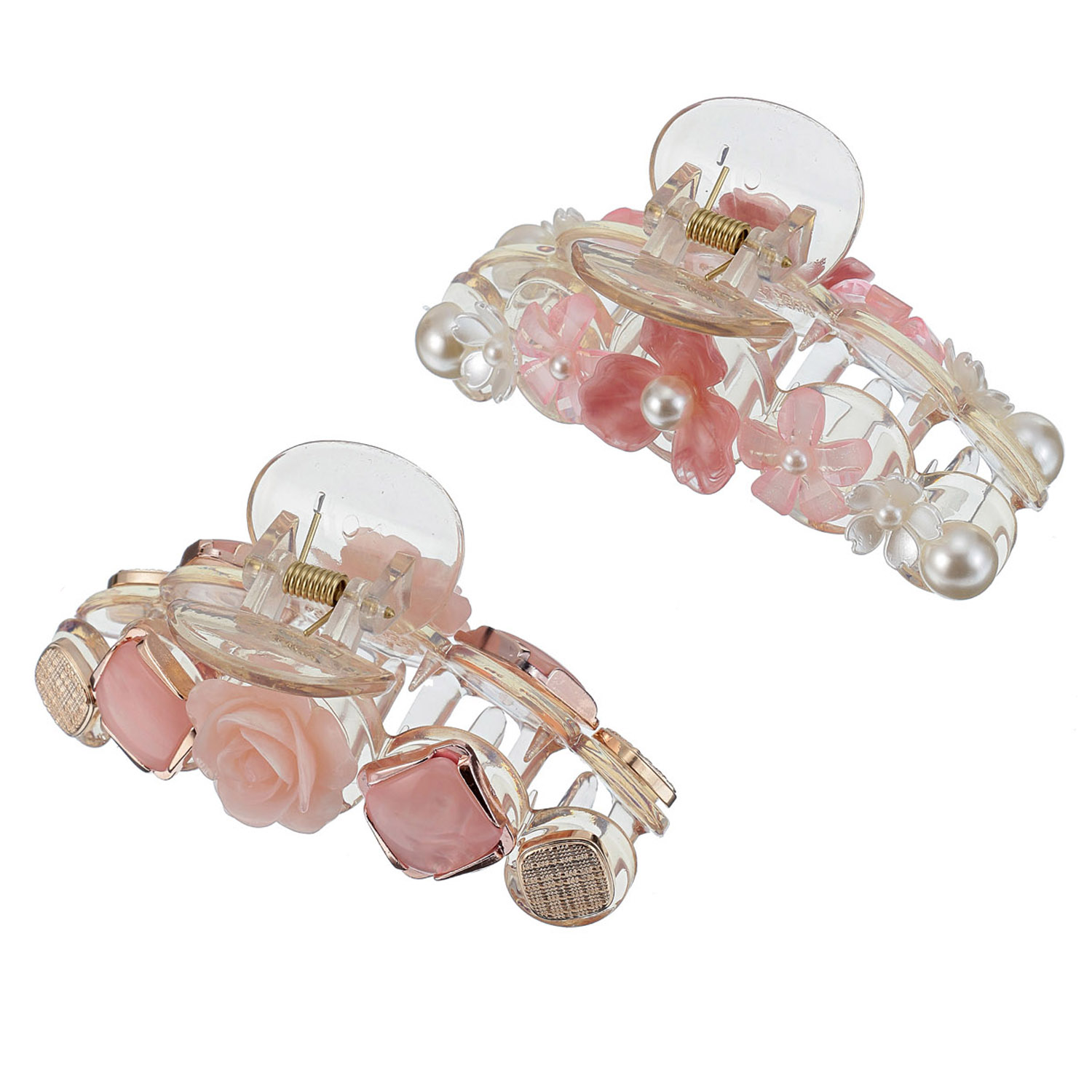 立体フラワーバンスクリップ